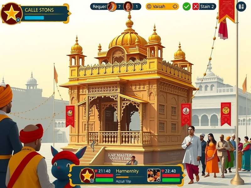 Harmandir Sahib Quest Master community event showcasing Vaisakhi celebration